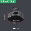 Arandela semicircular en forma de media luna Tuerca de media luna Conector para escritorio de oficina Tornillo para muebles Conector cuatro en uno M8