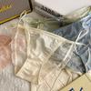 Bikini sexy con cordones ropa interior nueva para mujer puro hueco sexy tiro bajo levanta glúteos malla calzones para niña