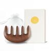 Entrega de uma peça Pente de massagem de sândalo dourado Pente de massagem de cabeça Meridian Pente de sândalo de cinco dentes Fornecimento direto da fábrica por atacado