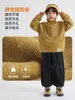Ropa para Niños de la Casa de Hai Ma Nuevo Estilo Moda para Niños Ropa de Invierno Sudadera Invierno Adolescentes Niños Ropa Cálida de Felpa de Moda