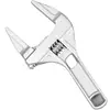 Llave de fontanería móvil de aleación de aluminio con apertura grande y mango corto