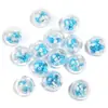 Nuevas Bolas de Burbuja Rellenas de Cuentas de Arroz Bolas Redondas Plástico Cuentas con Agujero Pasante Bolígrafo de Cuentas DIY Pulsera Accesorios de Joyería Cuentas Sueltas