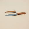 Cuchillo portátil multifuncional para el hogar, para pelar, rebanar y cortar melones y frutas, con funda protectora contra el polvo.