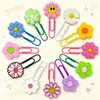 Porta marcapáginas de papel PVC con diseños de plantas y flores frescas, clips de colores creativos para papelería de oficina y estudiantil