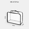 Bolsa Bolsa para el Polvo, Bolsa Transparente de Lujo para Guardar Artículos, Bolsa de Almacenamiento para Armario, Sellada, a Prueba de Humedad, Artefacto de Almacenamiento de Aspecto Elevado