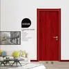 Madera Maciza Compuesta Blanco Negro Moderno Minimalista Cristal de Carbono CPL Pintura Ecológica Sin Formaldehído Interior Dormitorio Puerta de Madera al por Mayor