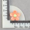 Flor de Cinco Pétalas Acessórios de Resina DIY Harajuku Pequeno Crisântemo Girassol Furo Patch de Sapato DIY Grampo de Cabelo Acessórios de Cabelo