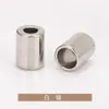Reloj colgante cilíndrico recto, metal, cabeza plana, hebilla de cuerda, aleación de zinc, hebilla de cola de cuerda de pantalón, botón Jinda