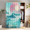 Cortina de Armário Desenho Animado Fofo, Cortina de Porta, Estante de Livros, Cortina de Guarda-Roupa, Cortina à Prova de Poeira, Prateleira de Armazenamento, Varão de Cortina Decorativo, Não Requer Furação