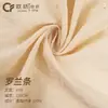 Tecido de Moda Roland Strip Poliéster Ondulado Tecido para Vestido Primavera e Verão Camisa de Manga Grande Hanfu Tecido Feminino com Alça