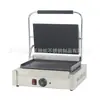 Placa de presión comercial con calefacción eléctrica antiadherente máquina para paninis máquina de barbacoa máquina para sándwiches plancha de pozo de una cabeza 811EA