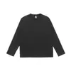 Ropa de Hombre Shanggu Primavera y Otoño Manga Larga Camiseta de Hombre 2026 Nuevo Estilo Japonés Color Sólido Cuello Redondo Holgada Camiseta Básica Superior para Hombre