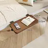 Estante de Almacenamiento de Mesita de Noche Mesa Plegable de Mesita de Noche para Dormitorio Tablero de Extensión Soporte Lateral de Almacenamiento para Litera Estante Organizador Multifuncional