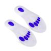 Plantillas de silicona blanco leche para hombres y mujeres, para ocio, absorción de impactos, almohadilla suave para el arco del pie, plantillas para correr, al por mayor en stock