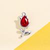 Colgante de Accesorios de Tulipán Colorido Gema Colgante Pequeño Accesorios de Aleación Materiales para Joyería para Ropa DIY Pulsera Collar