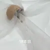 Tela de Organza 2020D Hilo Ruyi Mate Transparente Ligeramente Rígida Accesorios de Encaje Bordado Tela para Empaque de Regalos