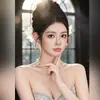 Nuevos Pendientes de Estilo Coreano para Novia, Súper Hada Mariposa Versátiles Ear Cuffs, Accesorios de Atmósfera Dulce y Temperamento para Vestido de Boda
