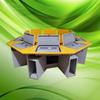 Mesa Hexagonal Dobrável Direto da Fábrica Escola Sala de Aula Elétrica Mesa de Estudante Grande Mesa de Treinamento Institucional Mesa de Computador Poligonal