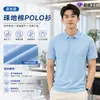 Camisa polo de algodão piquet, manga curta, casual de negócios, malha respirável, gola de lapela, roupa de trabalho com logotipo personalizado para o verão