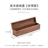 Caja de Almacenamiento Compartimentada de Nogal Negro con Cerradura, Granos de Cera, Caja Organizadora de Escritorio de Madera Maciza de Lujo, Caja para Sello de Cera
