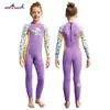 Traje de neopreno Dive&Sail Transfronterizo de 2.5 mm para niños y mujeres, de una pieza, manga larga, engrosado, cálido, para snorkel, surf, natación