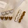 Novo Milk Curry Color Hairpin Side Clip Lado das mulheres Cute Hairpin Duckbill One-word Clip Bangs Clip Headwear Clip