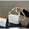 Bolso de Hombro Cruzado de Cubo Plateado Transfronterizo Verano Nuevo Moda con Relieve Bolso de Hombro Cruzado Simple Versátil Bolso Cuadrado Pequeño Anudado para Mujer