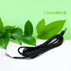 Cable de Enchufe Mono de 2,15 m / 2,5 mm Cabezal de Soldadura para Auriculares Cabezal de Audio Cable Auxiliar de 2 Secciones Terminal de Dos Conductores