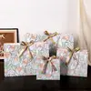 Bolsas de Regalo Exquisitas, Bolsas Tote, Bolsas de Empaque Listas, Bolsas de Papel, Bolsas de Regalo al por Mayor de Flores de Rosa de Comercio Exterior Ángel Jardín