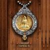Colgante de plata tailandesa con mosaico de mamut y marfil del zodiaco Benmingfo Jiugong Bagua para hombres y mujeres, regalos de alta gama.