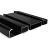 Manija de Puerta de Acero y Cristal para Gabinete, Manija de Puerta de Gabinete de Aleación de Aluminio Engrosada con Borde Oculto, Emparejada con Perfiles de Aluminio de Borde Grande y Borde Pequeño de Marco Oculto