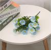 Ramo de Crisantemos Zhou, Decoración del Hogar con Crisantemos, Accesorios para Fotos de Mesa de Comedor, Gerbera, Decoración de Proyecto de Paisajismo de Jardín, Estilo Pastoral