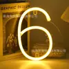 Novas Luzes de Letras LED para Aniversários e Festival Qixi Combinação DIY Luzes Noturnas, Luzes Decorativas de Atmosfera da Moda, Luzes Decorativas para Confissão