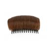 Peluca para mujer, almohadilla para el cabello, aumento de altura del cráneo, cabello esponjoso, peine para peinar, simulación de cabello, cabeza plana, collar de cabello colapsado