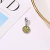 Verano Nuevo Dibujo Animado Creativo Pulsera Cuerda de Mano Colgante Cara Sonriente Joyería DIY Pulsera de Cuerda de Cuero Colgante Cadena para Teléfono Móvil Colgante