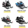 Gancho para Parachoques de Motonieve Ajustable de Alta Resistencia Kit de Gancho de Acero para Remolque de Trineo de Nieve