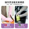 Guantes desechables con forro, guantes de CPE engrosados, protectores de brazos, para lavar platos, impermeables y a prueba de aceite, 60 cm.