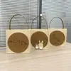 2026 Festival de Medio Otoño Creativo Bolsa de Fieltro Flor y Luna Luna Llena Bolsa para Pasteles de Luna Caja de Regalo Bolso Tote de Fieltro Personalizado Venta al por Mayor