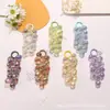 Nuevo Colgante de Llavero de Racimo de Uvas con Cuentas Acrílicas Translucidas de Colores Estilo Lindo y Fresco para Funda de Auriculares Bolsa