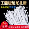 Bridas de nylon autoblocantes con hebilla de plástico de 4x200 mm, bridas para cables de alta resistencia y sujetadores de velcro