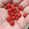 Acessórios para Joias DIY Contas com Padrão de Cinábrio Contas Redondas Contas Soltas Contas Semi-Acabadas Acessórios para Pulseiras DIY Atacado