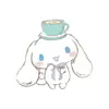 Clip de PP Desenho Animado Sanrio Cachorro de Orelha Grande Clip para Armazenamento de Arquivos Cachorro Yugui Clip de Cauda Longa para Provas Clip Fofo de Lado Único