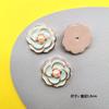 Accesorios de resina con forma de corazón de melocotón y sonrisa de celebridad de Internet, hechos a mano, para sombreros, horquillas, carcasas de teléfono móvil, parches para hebillas de zapatos
