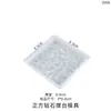 Molde de Gesso Aromaterapia Resina Cristal DIY Papoula Padrão Diamante Redondo e Retangular Suporte de Exibição Molde de Silicone