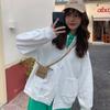 Y2K Nuevo Tiro Real Minnie Polar Primavera y Otoño Suelto Color Sólido Europeo y Americano Combinable Chaqueta Cárdigan Top de Mujer Comercio Exterior Cabello