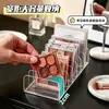 Estante de almacenamiento para sombras de ojos, organizador de escritorio transparente, paleta de sombras de ojos multicapa, expositor para rubor y polvos, caja de almacenamiento para cosméticos
