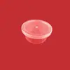 Caja redonda de 7 cm desechable para salsa, caja para condimentos, caja de plástico PP para aceite para mojar, vinagre, salsa de chile, caja para llevar