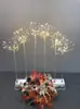 Boda Nueva Lámpara Guía de Camino Luminosa de Cristal Acrílico Transparente Portavelas de Boda Lámpara de Manzana Accesorios Guía de Camino