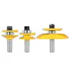 Juego de 3 piezas Yusheng de cuchillo de mortaja y espiga occidental para el hogar cuchillo de puerta occidental para el hogar cuchillo para carpintería 44.5mm89mm cuchillo redondo inverso mango de 1/2 mango de 12