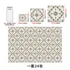Pegatinas de pared autoadhesivas de PVC con diseño de azulejo portugués retro, pegatinas de azulejo impermeables y a prueba de aceite para renovación de cocina y baño, exclusivamente para ventas transfronterizas